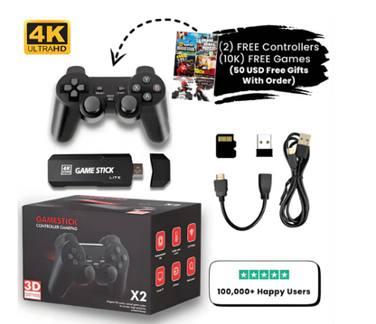 Retro Game Stick M8 — 30,000+ Built-In Classic Games