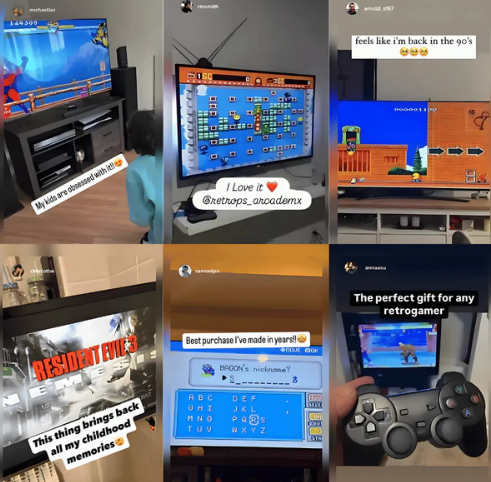 Retro Game Stick M8 — 30,000+ Built-In Classic Games