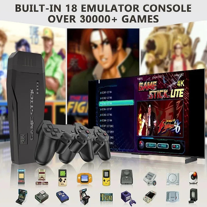 Retro Game Stick M8 — 30,000+ Built-In Classic Games