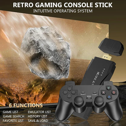 Retro Game Stick M8 — 30,000+ Built-In Classic Games