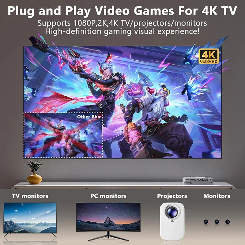 Retro Game Stick M8 — 30,000+ Built-In Classic Games