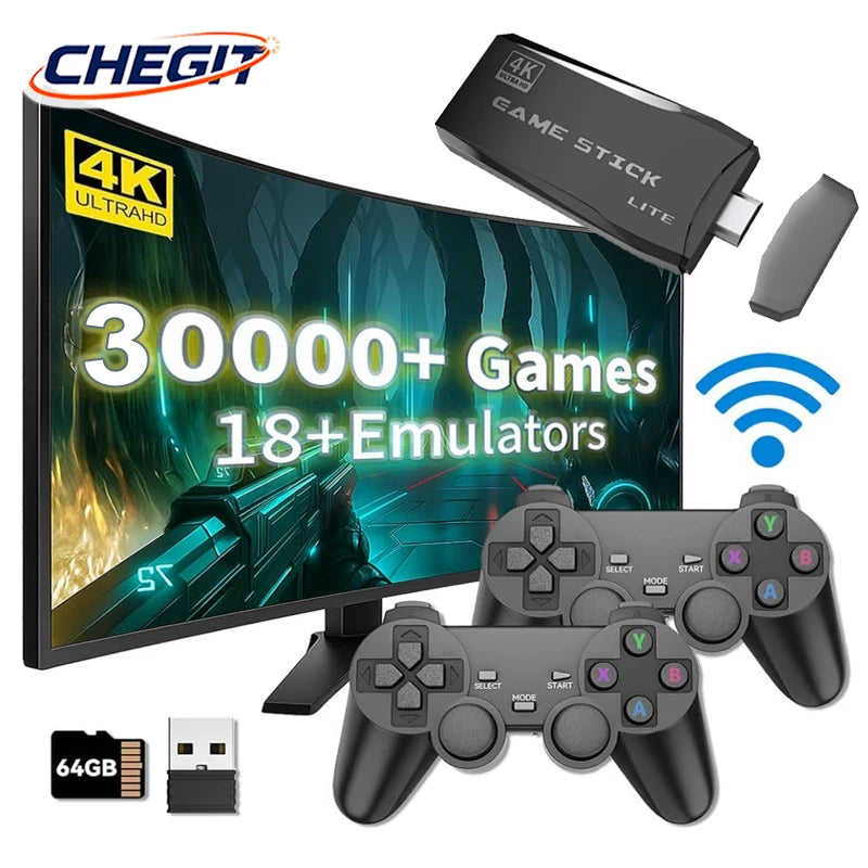 Retro Game Stick M8 — 30,000+ Built-In Classic Games